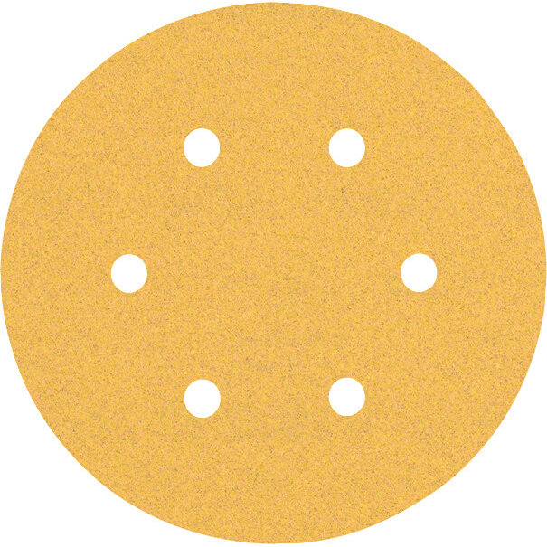 Set 5 Foi Abrazive C470 150mm Granulatie 100 6 Orificii Bej