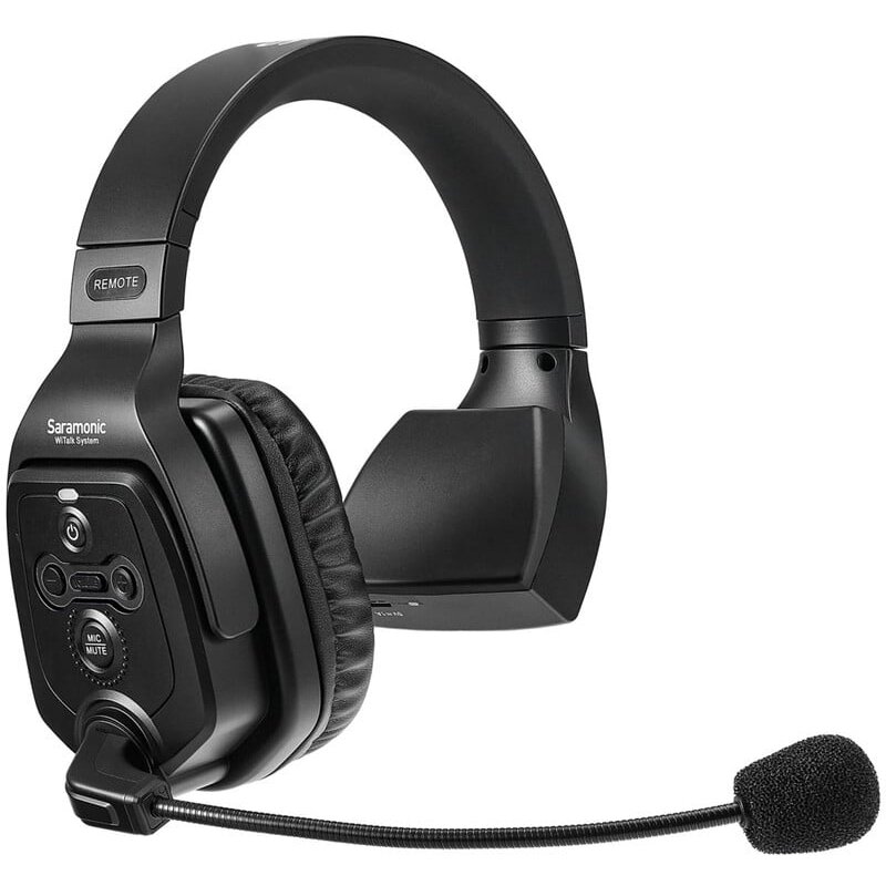 Sistem Intercom Wireless pentru 9 Persoane Saramonic WiTalk WT9S Full-Duplex 1.9GHz Căști Single-ear Negru — imaginea 4