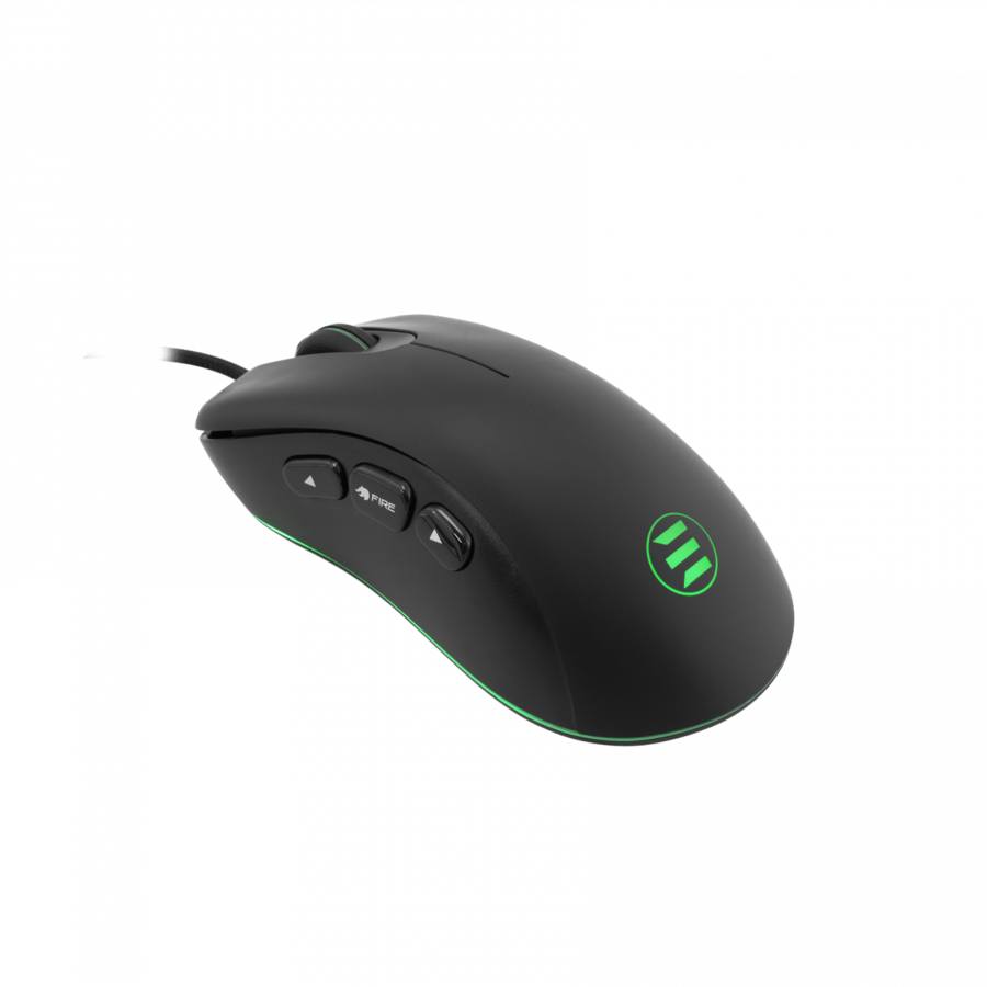 Mouse Gaming cu Fir White Shark ESL-M3 AIKUCHI 7200DPI Iluminare RGB Negru — imaginea 3