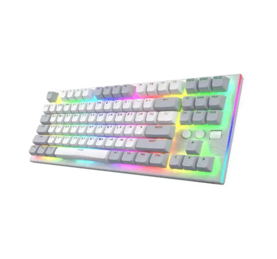 Tastatura Hator Mecanica Gravity TKL RGB Alb