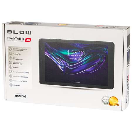 Tableta BLOW TAB8 3GB RAM 32GB 4G LTE LCD IPS 8Inch Negru