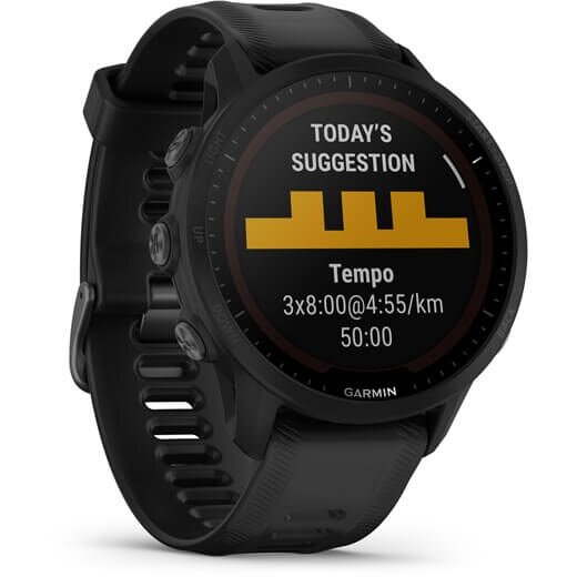 Smartwatch Forerunner 955 3.3Cm 1.3Inch MIP Digital 260 x 260 Pixeli Touchscreen Negru