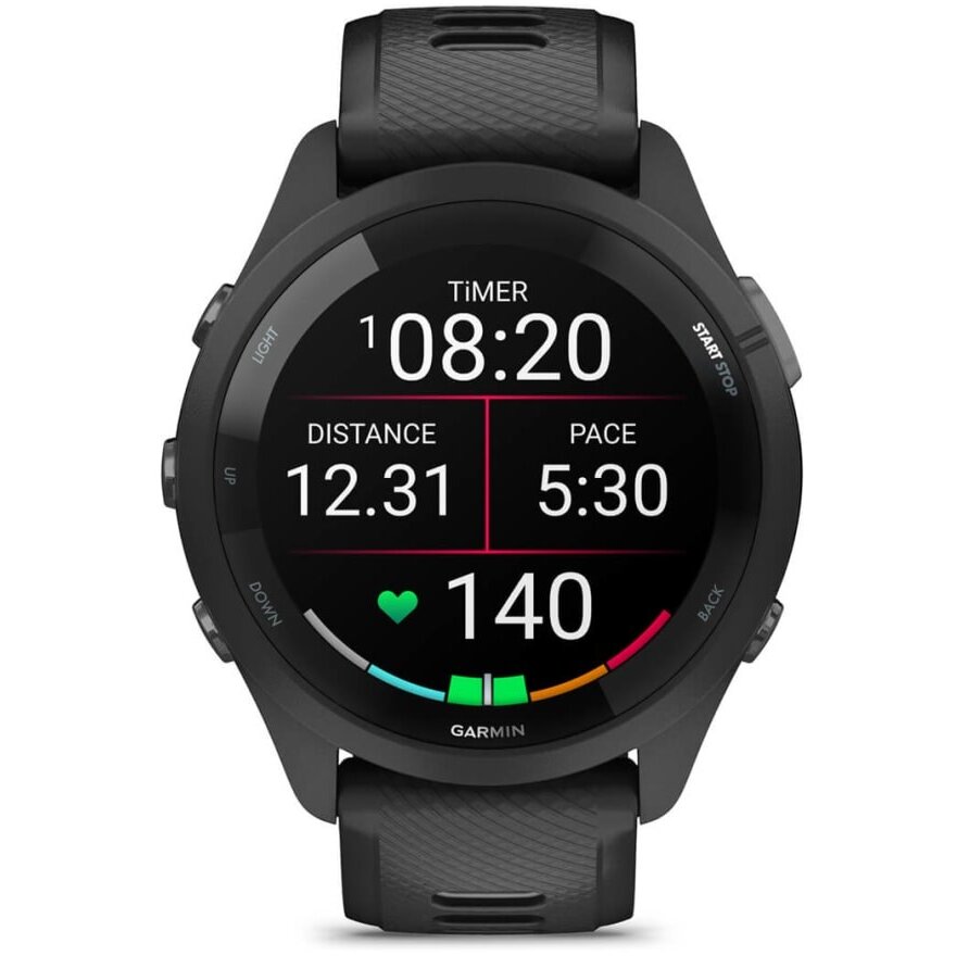 Smartwatch Forerunner 265 3.3Cm 1.3Inch Amoled 46mm Digital 416 x 416 Pixeli Touchscreen Negru