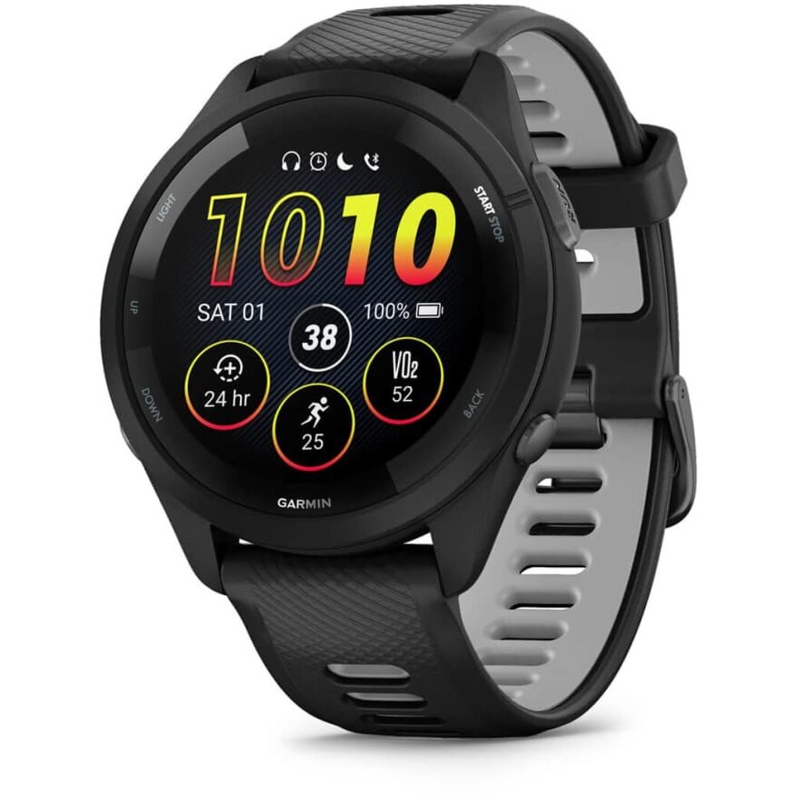 Smartwatch Garmin Forerunner 265 3.3Cm 1.3Inch Amoled 46mm Digital 416 x 416 Pixeli Touchscreen Negru — imaginea 3