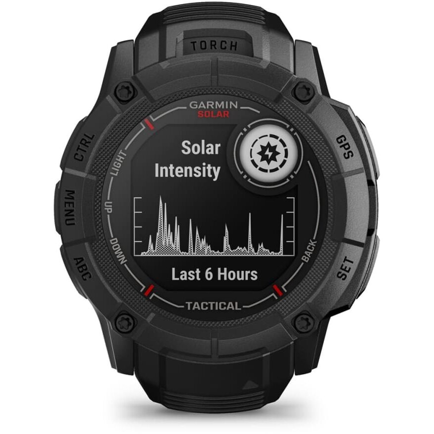 Smartwatch Instinct 2X Solar Tactical Edition 2.79Cm 1.1Inch MIP 50Mm Digital 176 x 176 Pixeli Touchscreen Negru