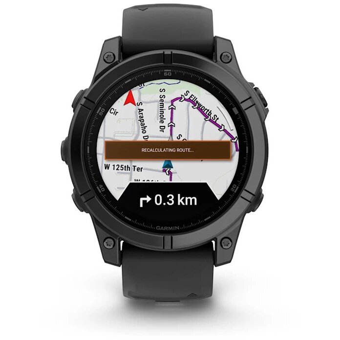 Smartwatch Garmin Fenix E 3.3Cm 1.3Inch Amoled 47mm Digital 454 x 454 Pixeli Touchscreen Negru — imaginea 3