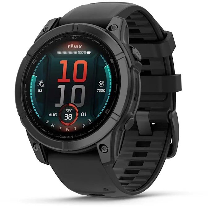 Smartwatch Garmin Fenix E 3.3Cm 1.3Inch Amoled 47mm Digital 454 x 454 Pixeli Touchscreen Negru — imaginea 6