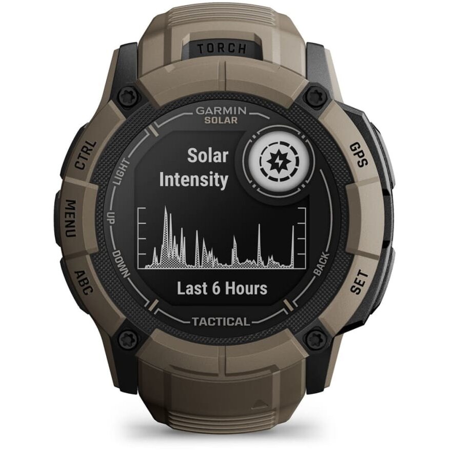 Smartwatch Instinct 2X Solar Tactical Edition 2.79Cm 1.1Inch MIP 50mm Digital 176 x 176 Pixeli Touchscreen Green