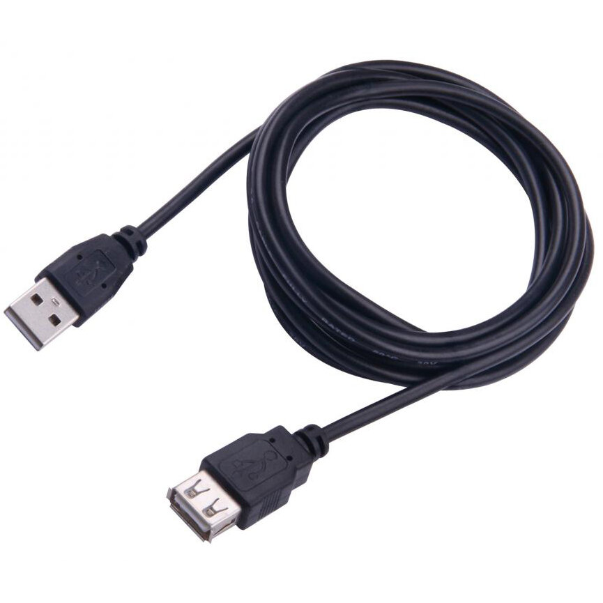 Cablu Extensie SBox USB-A (M) la USB-A (F) 5M Negru