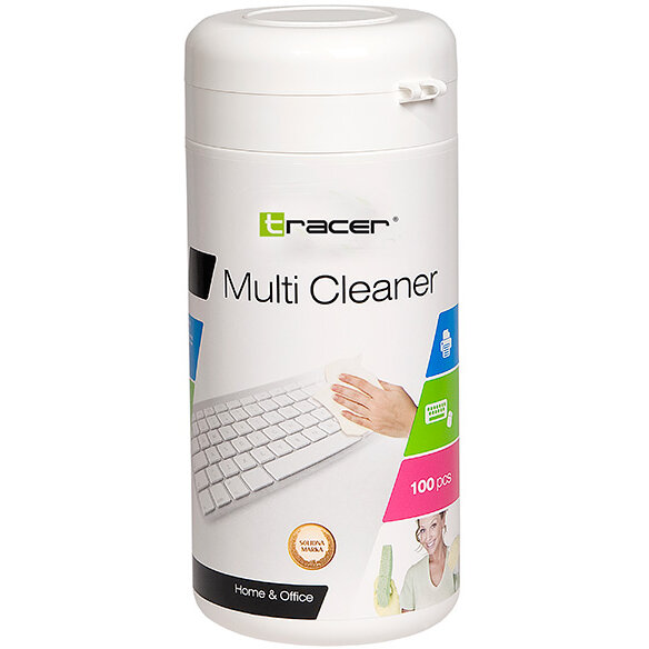 Servetele Curatare Multi Cleaner TRASRO42098 Tub Plastic 100 Bucati Alb
