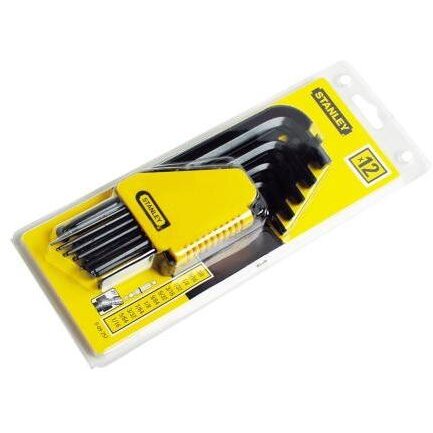 Set 12 Chei Imbus Lungi 0-69-257 Cap Sferic 1/16-3/8Inch L