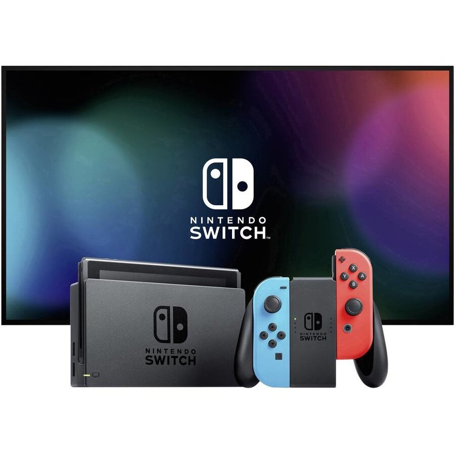 Consola Nintendo Switch V2 Neon Red / Blue — imaginea 2
