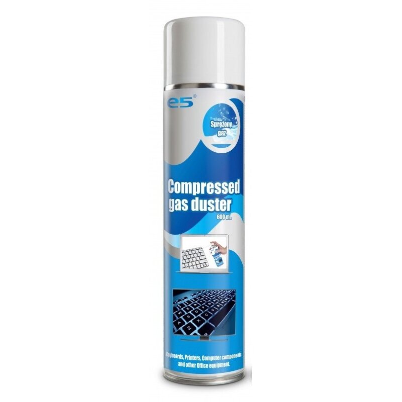 Tub Aer Comprimat RE02510 pentru Curatarea Echipamentelor de Birou 600ML