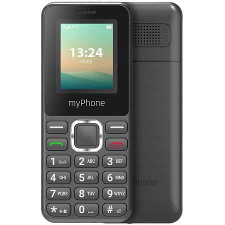 Telefon Mobil pentru Seniori MyPhone 2240 4G LTE RAM 48MB 128MB Dual SIM 1.77Inch Negru