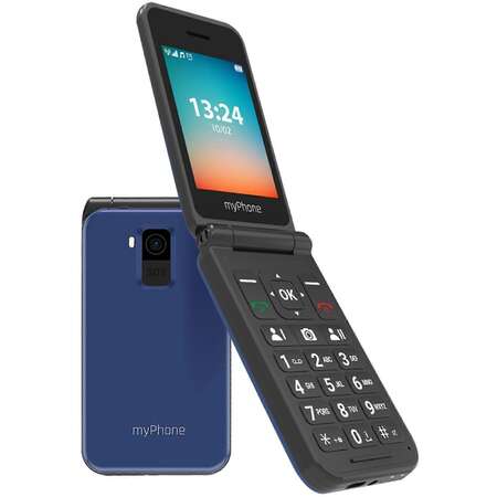 Telefon Mobil MyPhone FLIP 4G LTE Dual SIM Ecran 2.8Inch RAM 48MB Memorie Interna 128MB Baterie 1000mAh Albastru