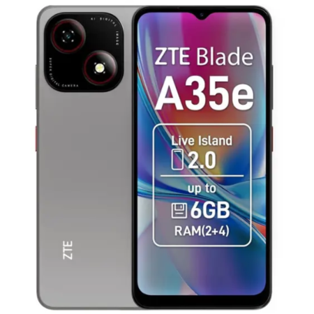 Smartphone ZTE Blade A35e Dual SIM 6GB RAM ( 2GB + 4GB extensibili