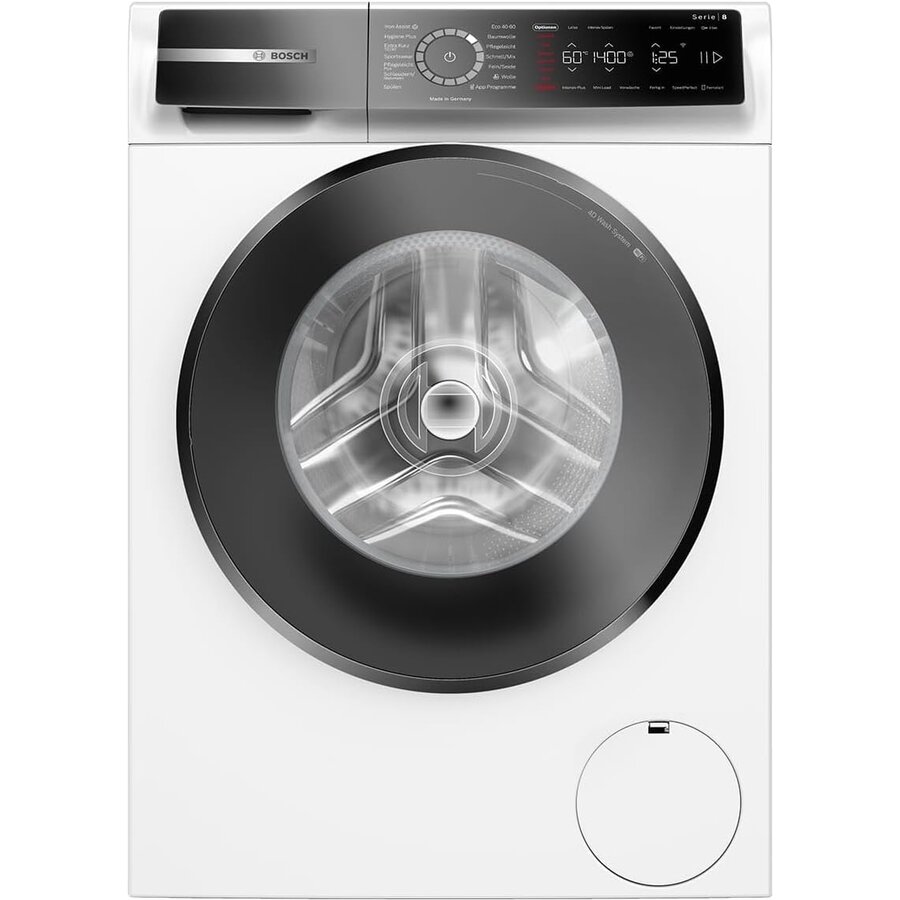 Masina de Spalat Rufe Seria 8 WGB244040 Clasa A HomeConnect MiniLoad IronAssist 9Kg 1400 U/min Alb