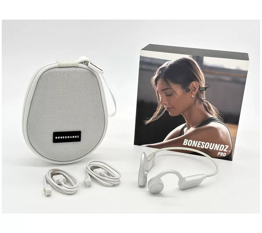 Căști Bonesoundz Pro Boneconduction Alb
