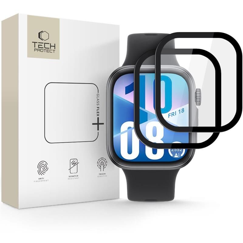 Accesoriu smartwatch Glass Flex+ compatibil cu Huawei Watch Fit 3 Black