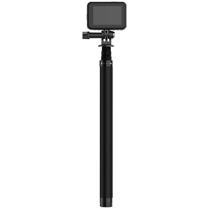 Accesoriu Camera Video Actiune pentru camere video sport, Carbon, Reglabil, 1.16 m, Negru