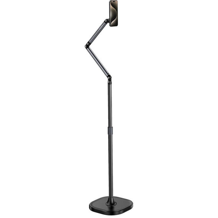 Suport pentru telefon, Aluminiu, 260mm, Negru