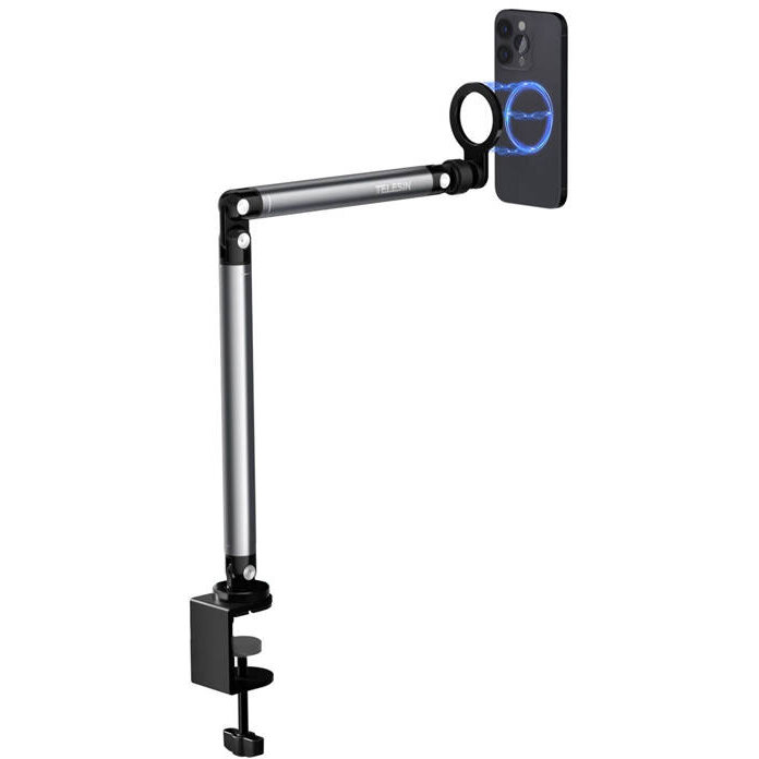 Suport pentru telefon, Aluminiu, Argintiu