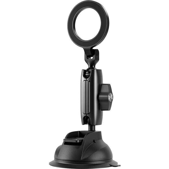 Suport pentru telefon, Aluminiu, 21 cm, Negru