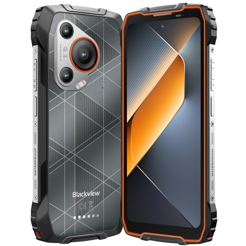 Telefon mobil BL7000 256GB 8GB RAM Dual Sim 5G Black Orange