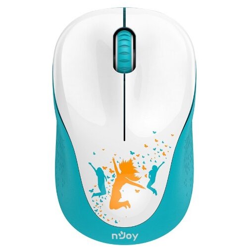 Mouse WL110 Wireless Nano Receiver Usb Alb-Albastru