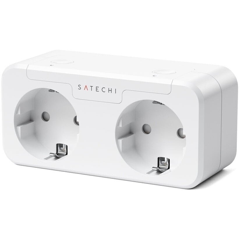 Priza Inteligenta Dual Smart Outlet ST-HK20AW-EU Compatibila Apple Homekit  Alb