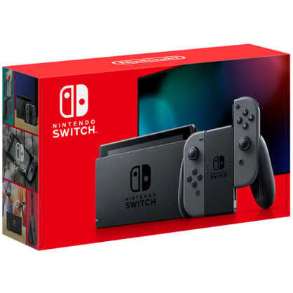 ニンテンドーswitch Consola Nintendo Switch Extended Battery Grey Joy Con Negru/Gri