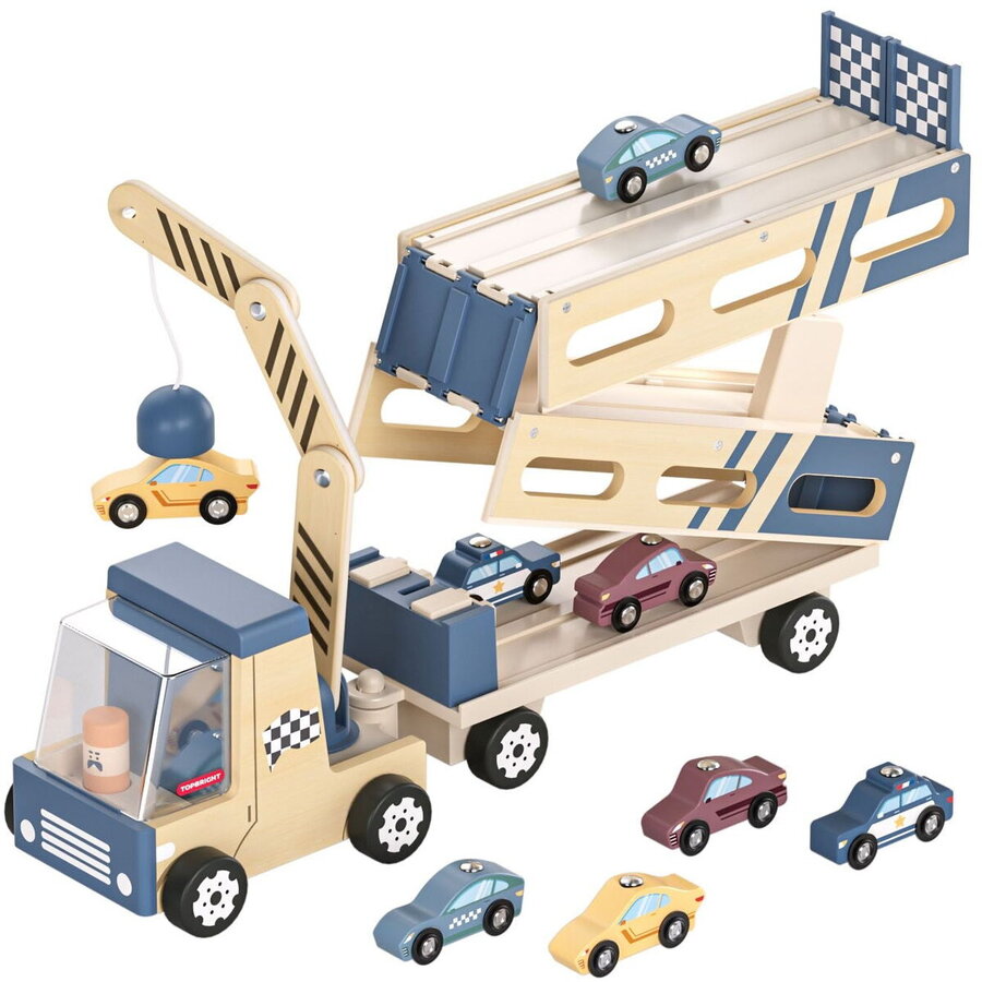 Jucarie Primul meu Camion cu Platforma Auto 3 Ani+