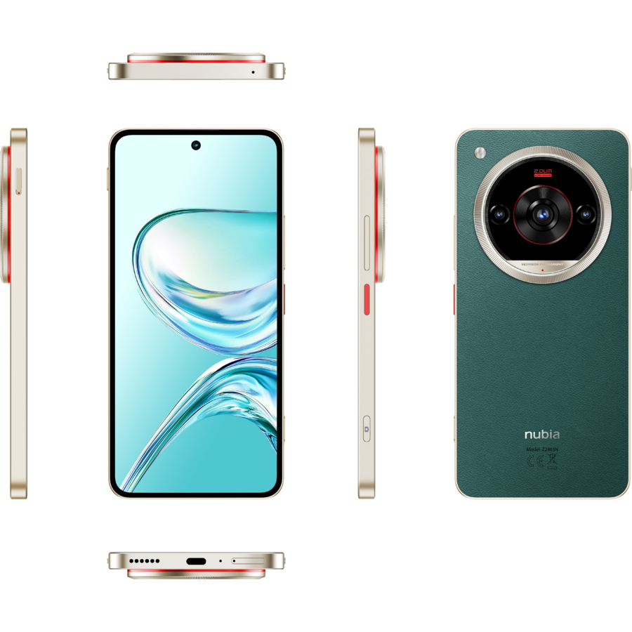 Smartphone ZTE nubia Focus 2 Ultra Dual SIM 20GB RAM ( 8GB + 12GB extensibili) 512GB 5G Verde — imaginea 5