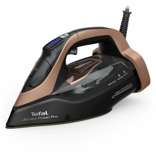 Fier de Calcat Ultimate Power Pro FV9E50E0 Rezervor Apa 350ML Filtru Anticalcar Panou Comanda LED 3200W Negru/Rose