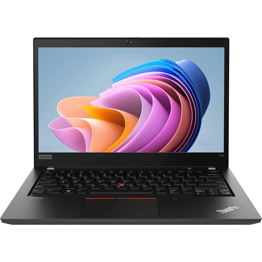 Laptop Refurbished ThinkPad T14 G2 FHD 14 inch Intel Core i5-1135G7 8GB 256GB SSD Windows 10 Pro Black