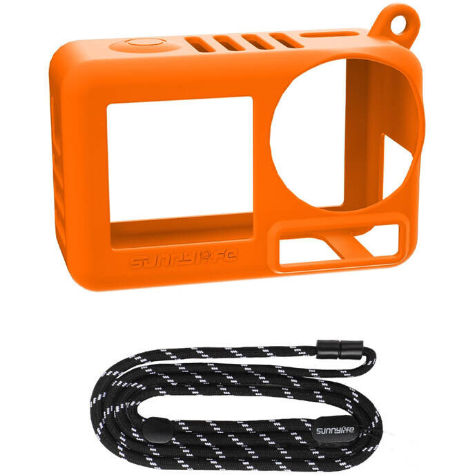 Accesoriu Camera Video Actiune OA5-BHT885, curea inclusa, compatibila cu camera DJI Osmo Action 5 Pro, Portocaliu
