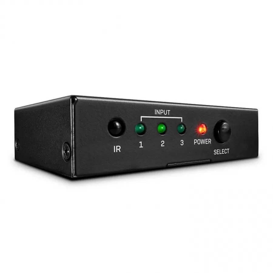 Switch Lindy HDMI 3 Porturi 4K@60Hz Negru