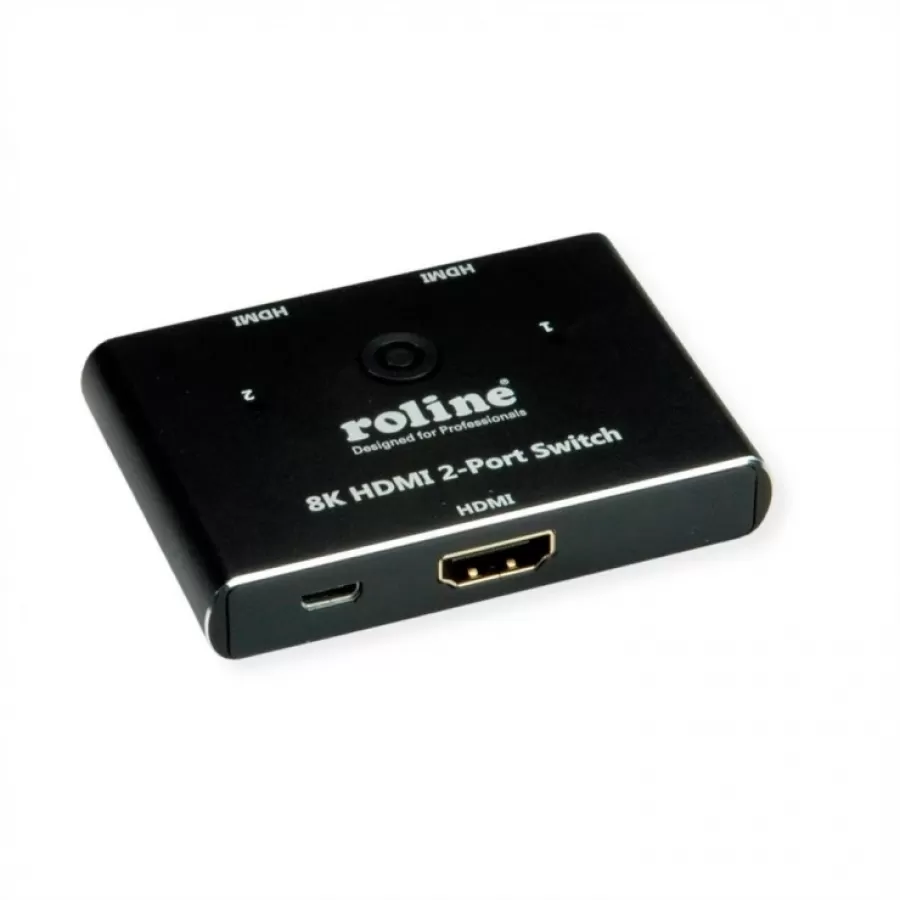 Switch Roline HDMI 8K60Hz 2 Negru
