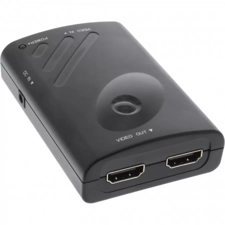 Multiplicator InLine DisplayPort la 2 x HDMI Video Wall Negru