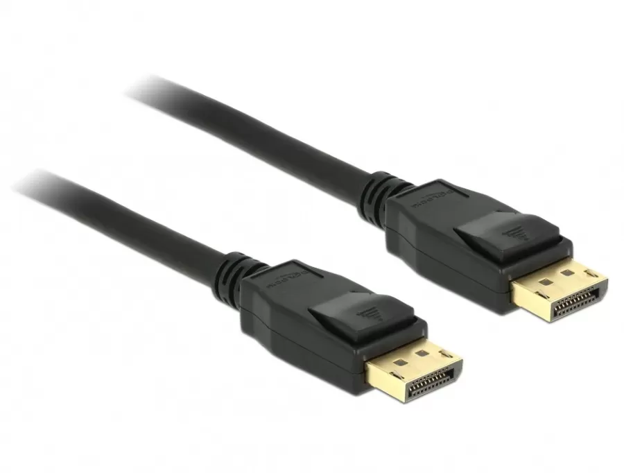 Cablu Delock Displayport 1.2 T-T 4K 60Hz 0.5m Negru