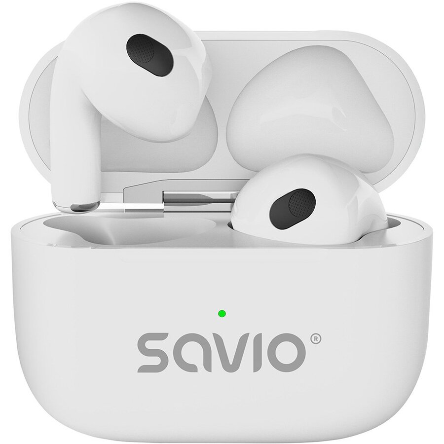 Casti TWS-01 Pro Wireless Alb