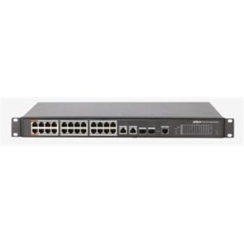 Switch 24-Port PoE Managed Hi-PoE Negru