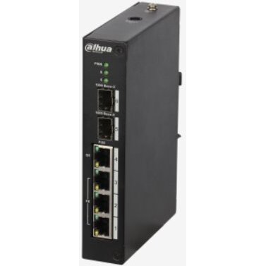 Switch 4-Port PoE Managed Hi-PoE Negru