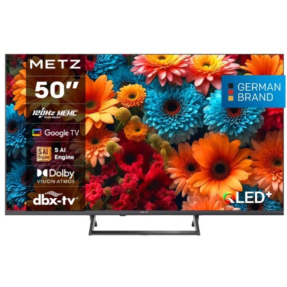 Televizor QLED 50MQF7500Z 126Cm 50Inch Smart Google TV 4K Ultra HD 120Hz Clasa F Gri