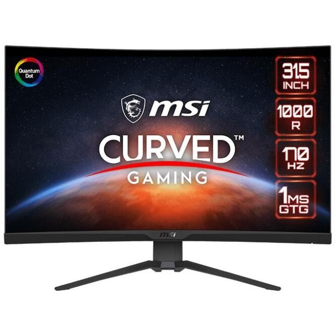 Monitor MAG 325CQRXF E2 31.5inch Rapid VA Curbat 1000R QHD 0.5ms 240Hz