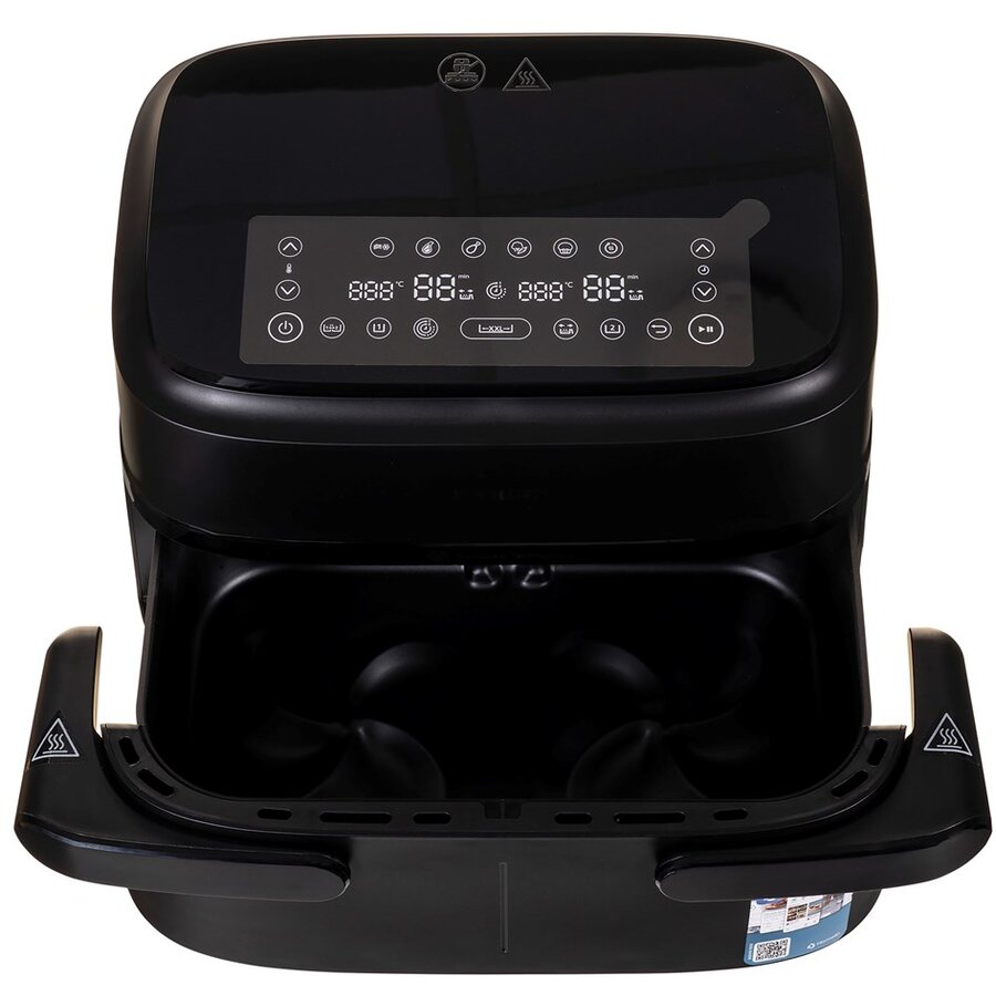 Friteuza 1000 Series NA150/00 Double 7.1L 2450W Aer Cald Negru