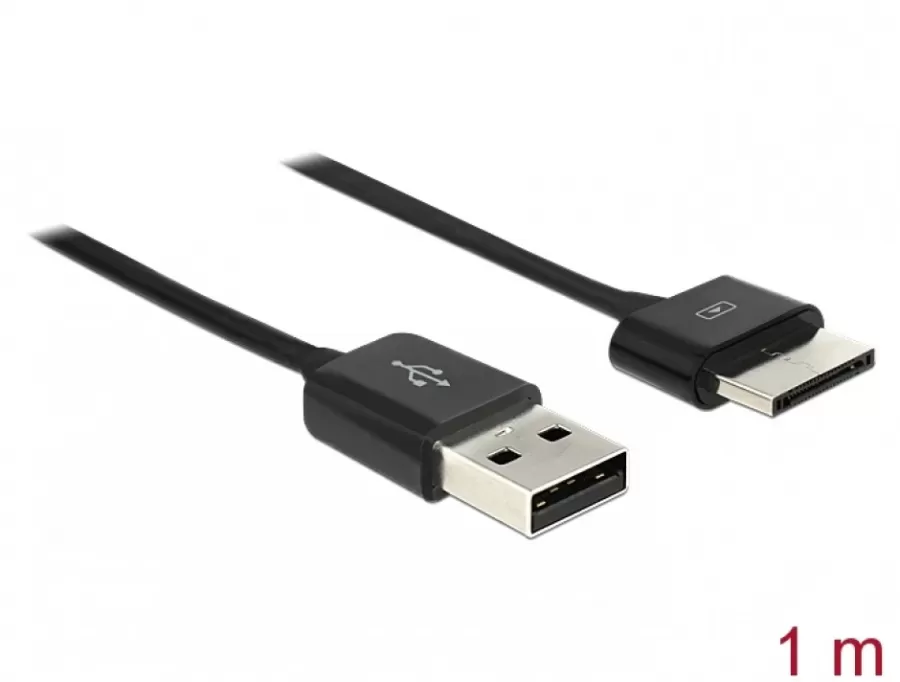 Cablu Delock USB 2.0 Date Alimentare Tableta ASUS Eee Pad 36 pini 1m Negru