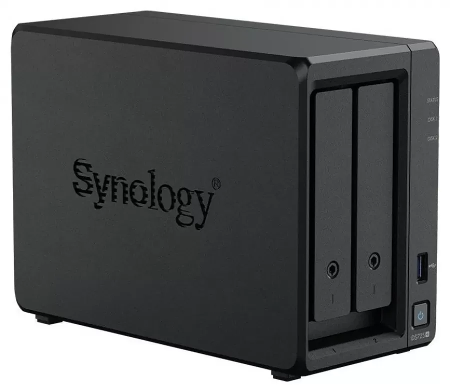 NAS Synology DS725+ 4GB RAM Fără Memorie Negru