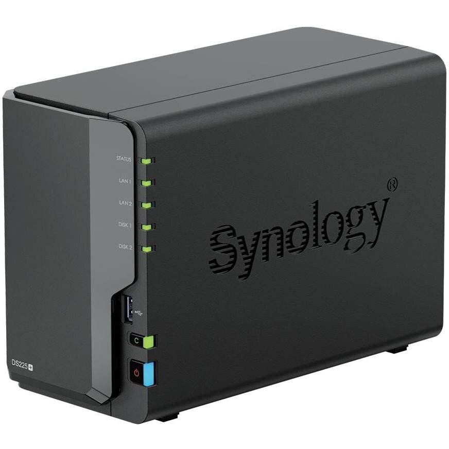 NAS Synology DS225+ 2GB RAM Fără Memorie Negru — imaginea 2