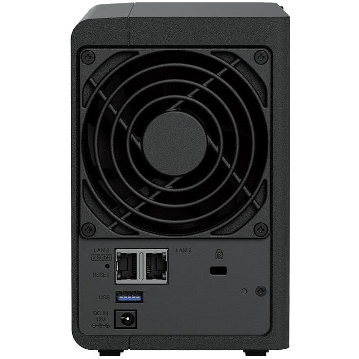 NAS Synology DS225+ 2GB RAM Fără Memorie Negru — imaginea 3